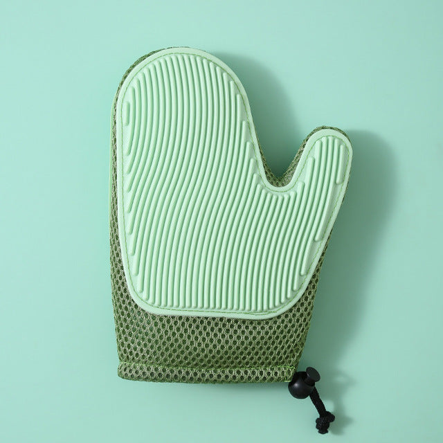 Silicone Massage Gloves and Pet Hair Removal Brushes $12.99