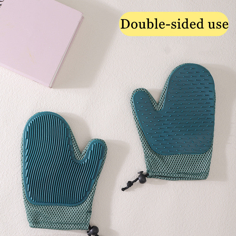 Silicone Massage Gloves and Pet Hair Removal Brushes $12.99
